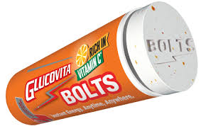 GLUCOVITA BOLTS ORANGE 10/